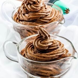 Whipped Chocolate Coconut Cream Chocolate cream with coco flavour