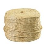 Aviditi Fiber Sisal Tying Twine, 3 Ply, 970′, 360 lbs. Tensile Strength, Natural (TWS970)
