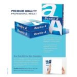 Double A Printing Paper A4 – 500 Sheets – 80GSM- Dimensions 8.3″ x 11.7″ – White