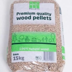 Hot Sale Wood Pellets In 15kg Bags EN Plus-A1 6mm8mm Fir, Pine, Beech Wood Pellets In 15kg Bags