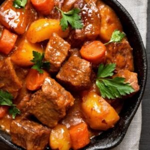 Ostrich Goulash
