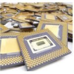 Premium Grade Cpu Ceramic Processor Scrap With Gold Pins (486 & 386 Cpu Scrap)