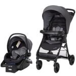 Safety 1st Smooth Ride Travel System with OnBoard 35 LT Infant Car Seat, Monument