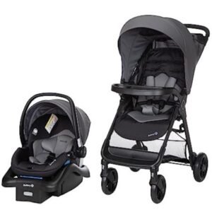 Safety 1st Smooth Ride Travel System with OnBoard 35 LT Infant Car Seat, Monument