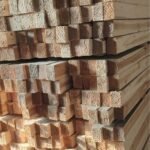 Shanmu Pine Wood Wood Square Long Strip Construction Site Outdoor Engineering Construction Solid Wood Framing Timber