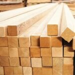 Shanmu Pine Wood Wood Square Long Strip Construction Site Outdoor Engineering Construction Solid Wood Framing Timber