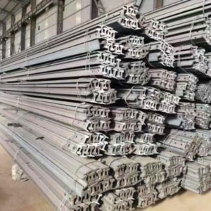 Steel Rails Track 55Q Q235 R50 65 Light Heavy Rails Train Hot Rolling Used Guard Railroad Tubular Steel Railing Prices