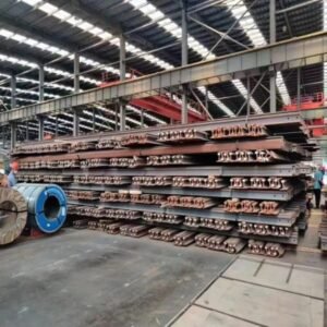 Train Rail China Railway Steel Track QU70 Used Rail Track Scrap Iron Train Railroad Q235B55Q Light Steel Rail For Mining
